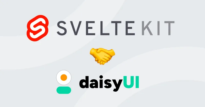 SvelteKit Landing Page with DaisyUI